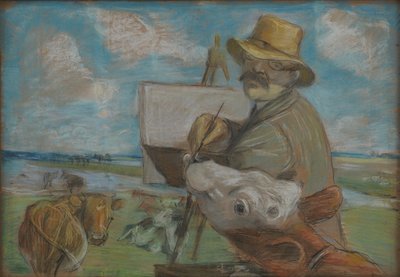 Selvportrett av Theodor Philipsen