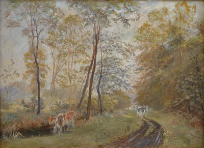 Sorteaa ved Mejlgaard Herregård, Jylland av Theodor Philipsen