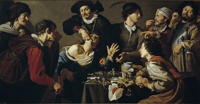 Kvaksalveren, 1620-1625 av Theodor Rombouts