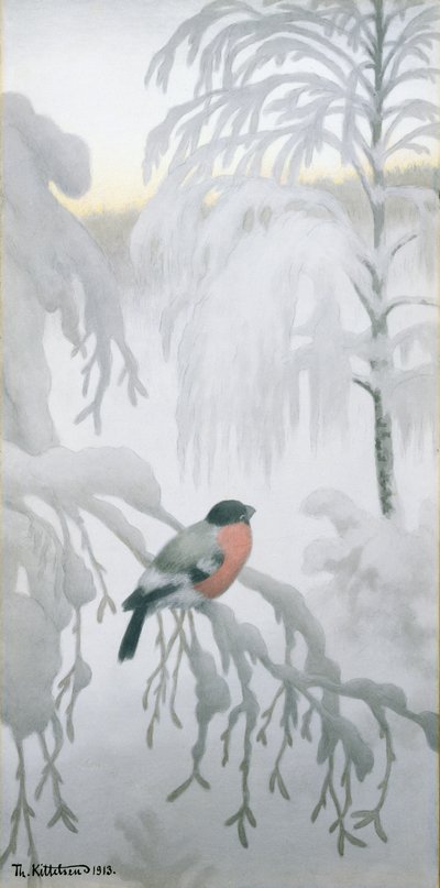 Bullfinch av Theodor Kittelsen
