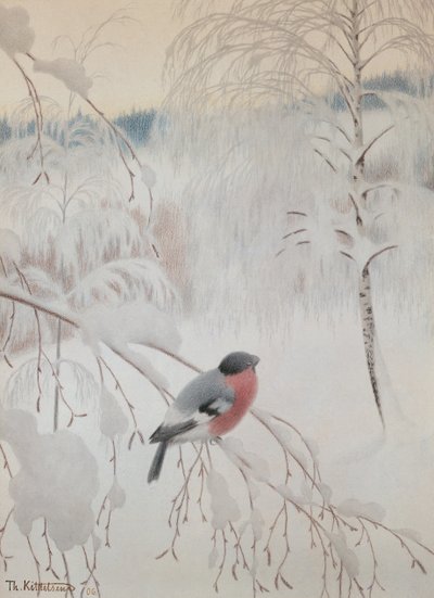 Bullfinch av Theodor Kittelsen