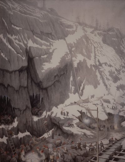 Grunnarbeid av Theodor Severin Kittelsen