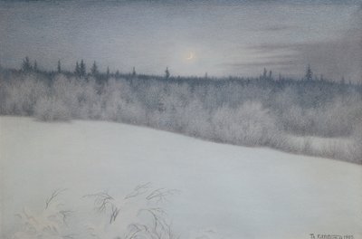 Nyttårsaften av Theodor Kittelsen