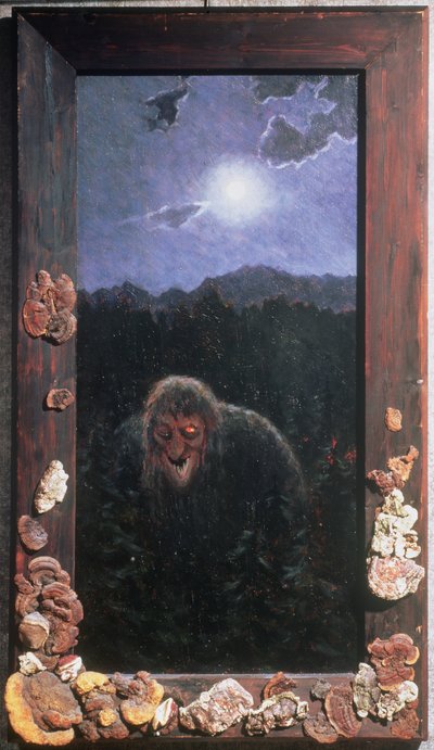 Vårt hustroll (olje på lerret) av Theodor Kittelsen