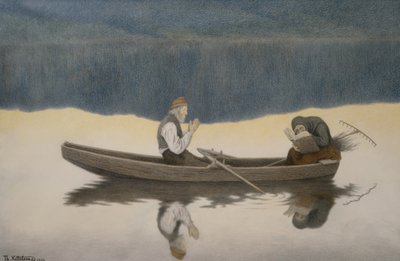Over hav og elv av Theodor Kittelsen
