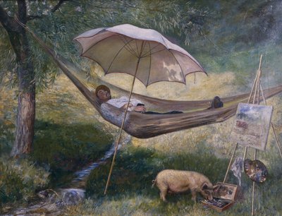 Selvportrett av Theodor Kittelsen