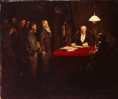 Streik av Theodor Severin Kittelsen