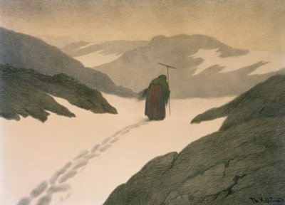 Pesten på fjellet av Theodor Kittelsen