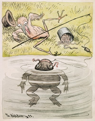 Himmelen skal være mitt vitne om at jeg ikke visste at du var den som bet kroken min av Theodor Kittelsen