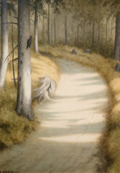 Hakkespett av Theodor Kittelsen
