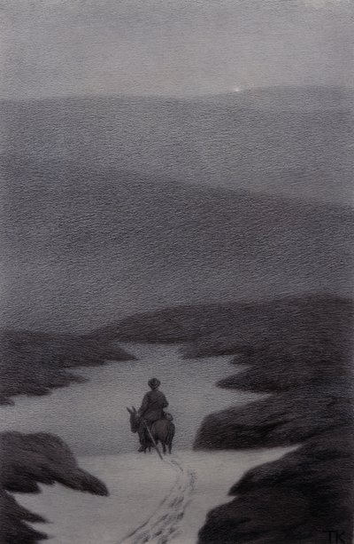 Ja, jeg ser noe langt langt unna sa gutten, det glitrer av Theodor Kittelsen
