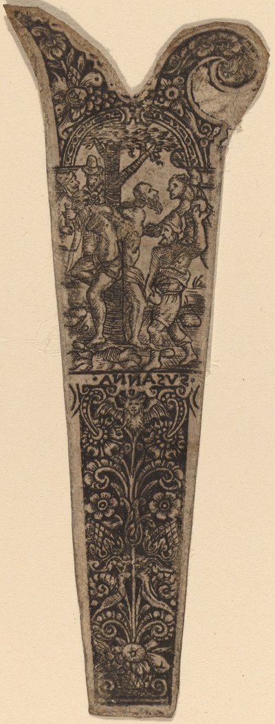Ornament for knivskaft av Theodor de Bry