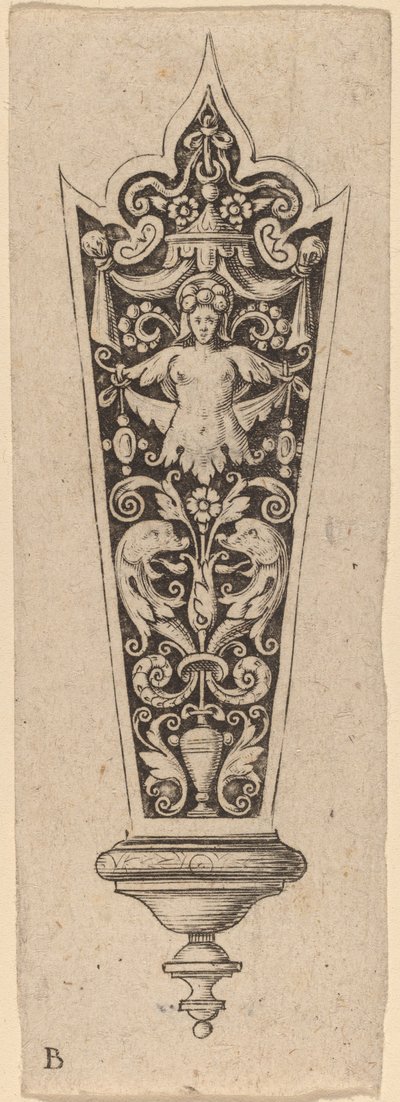 Ornament for knivskaft av Theodor de Bry