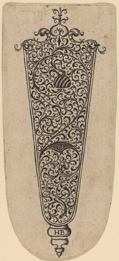 Ornament for knivskaft av Theodor de Bry