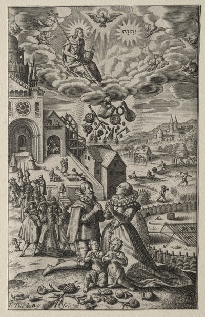 Bønn av Theodor de Bry