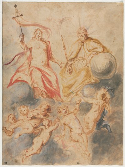 hellig treenighet av Theodor van Thulden