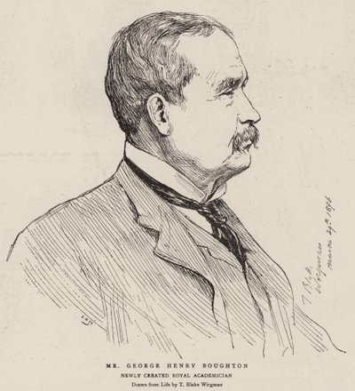 Mr George Henry Boughton av Theodore Blake Wirgman