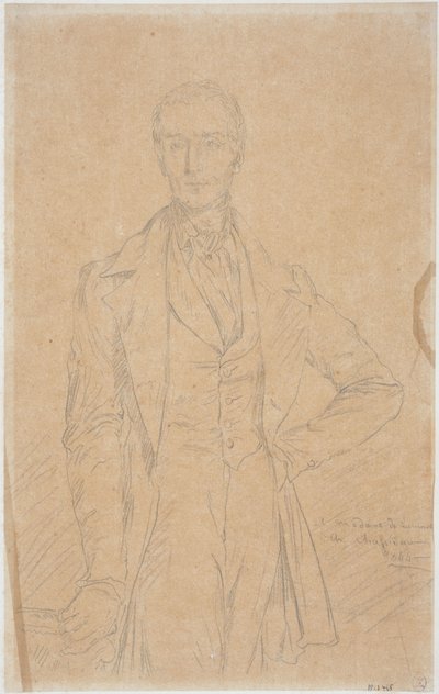 Alphonse de Lamartine av Théodore Chassériau