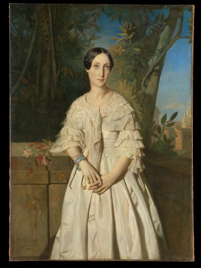 Grevinnnen de La Tour-Maubourg (Marie-Louise-Charlotte-Gabrielle Thomas de Pange, 1816-1850) av Théodore Chassériau