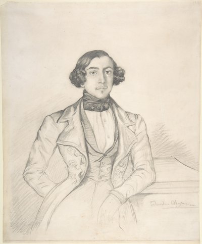 Grev Philibert-Oscar de Ranchicourt av Théodore Chassériau