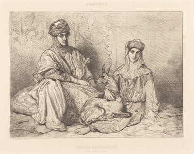 Mauriske kvinner fra Constantine av Théodore Chassériau