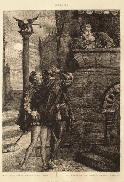 Othello-suite: nr. 1 (akt 1, scene 1) av Théodore Chassériau