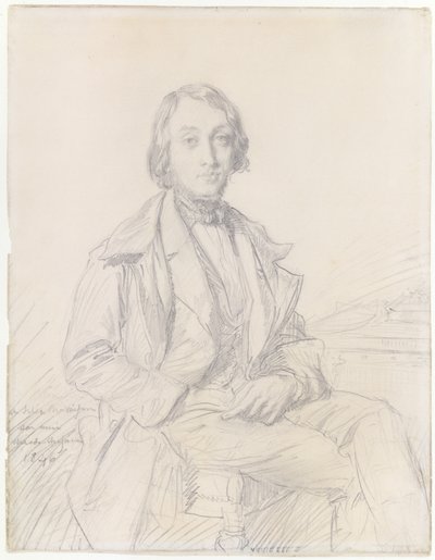 Portrett av Félix Ravaisson av Théodore Chassériau
