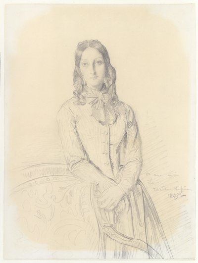 Portrett av Madame Gabrielle Marcotte de Quivières av Théodore Chassériau