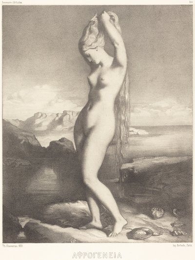Venus Anadyomene av Théodore Chassériau