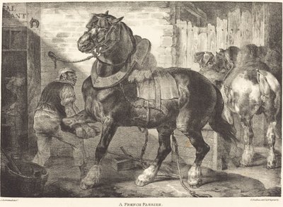 En fransk hovslager av Theodore Gericault