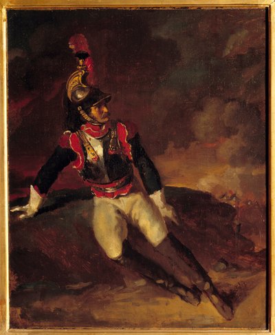 Et slagskip gjør vondt. Maleri av Theodore Gericault (1791-1824) av Theodore Gericault