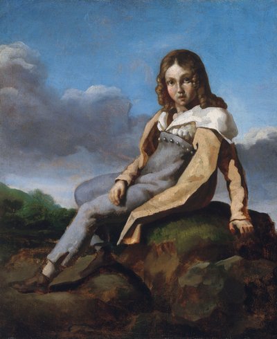 Alfred Dedreux (1810–1860) som barn av Theodore Gericault