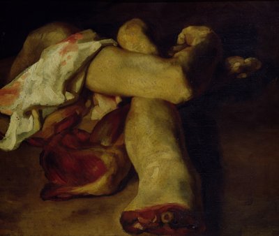 Anatomiske stykker (olje på lerret) av Theodore Gericault