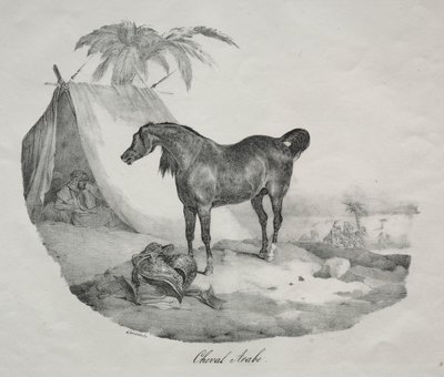 Arabisk hest av Theodore Gericault