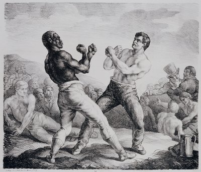 Boksere, 1818 av Theodore Gericault