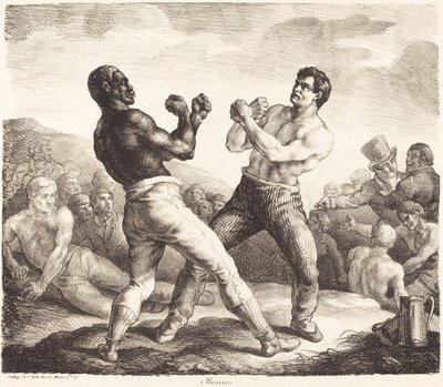 Boxeurs (The Boxers) av Theodore Gericault