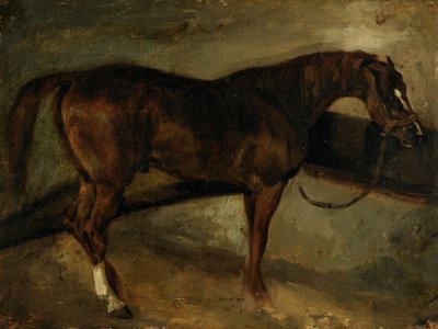 Brun hest av Theodore Gericault
