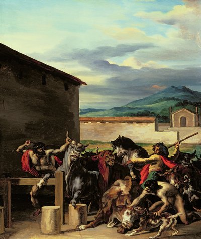 Cattle Market av Theodore Gericault