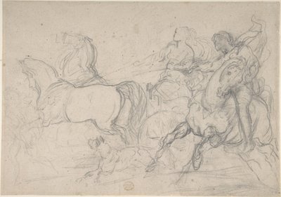 Vognfører og rytter av Theodore Gericault