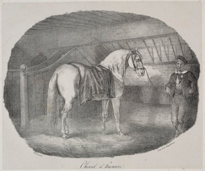 Cheval dHanovre. av Theodore Gericault