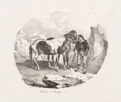 Hester i Auvergne, 1822. av Theodore Gericault