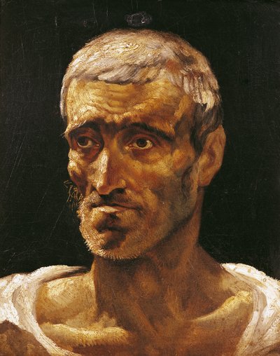 Leder for en skipbrudt mann, studie for flåten til Medusa, 1817-19 av Theodore Gericault