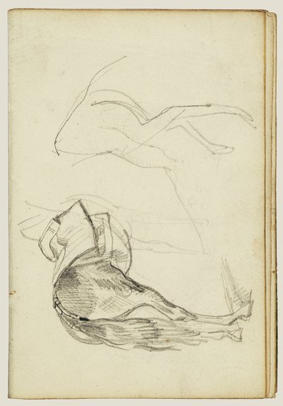 Hestestudier av Theodore Gericault