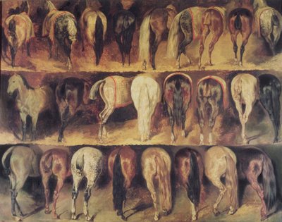 Hestenes bakpart av Theodore Gericault