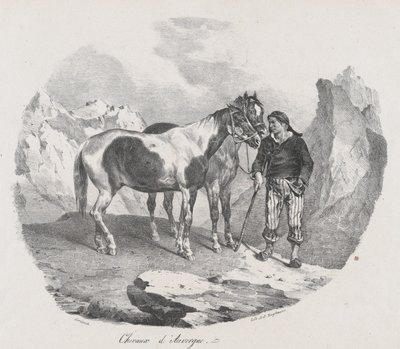 Hester i Auvergne, 1822. av Theodore Gericault