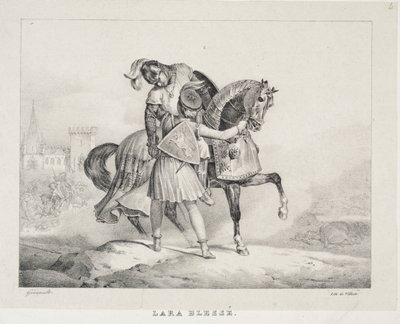 Lara såret av Theodore Gericault
