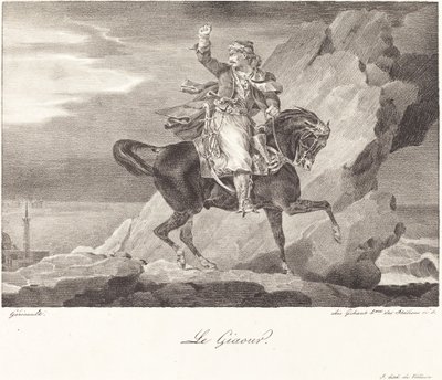 Le Giaour (den vantro) av Theodore Gericault