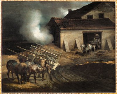 De fire tallerkenene. Gipsovnen … av Theodore Gericault