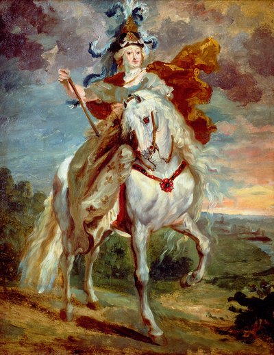 Marie de Medici ved Pont-de-Ce av Theodore Gericault