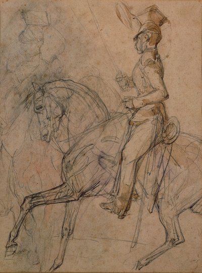Offiser for de polske lanserne av Theodore Gericault
